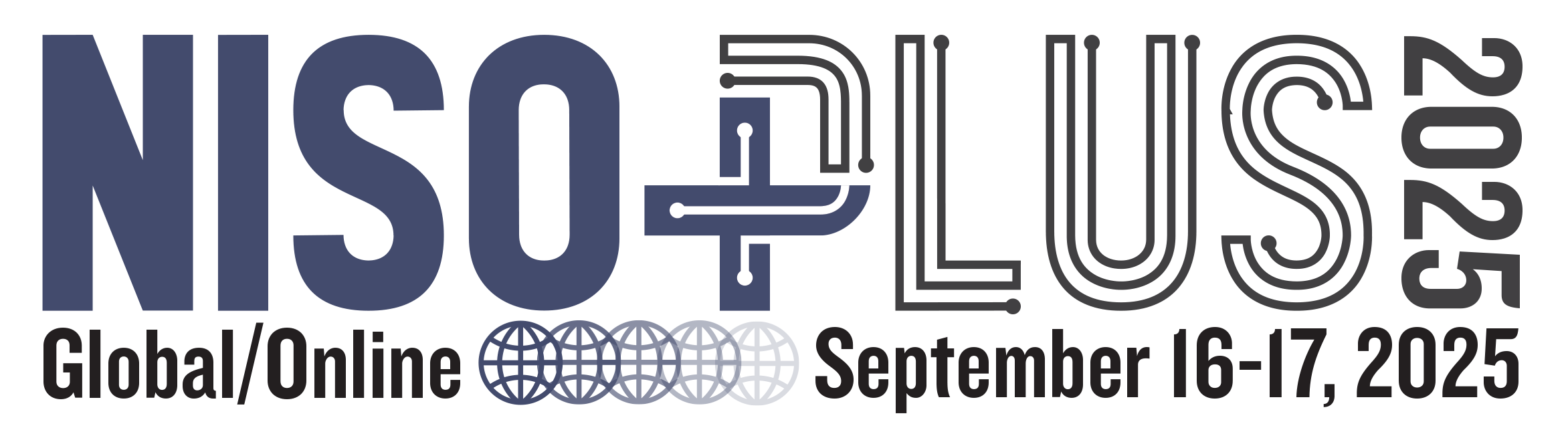 NISO Plus Global Online Logo
