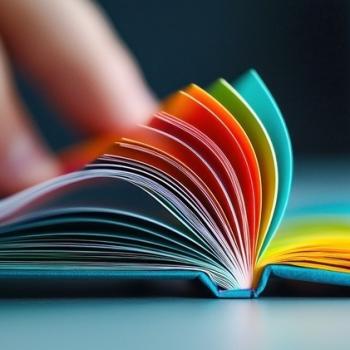 Flipping through Colorful Pages