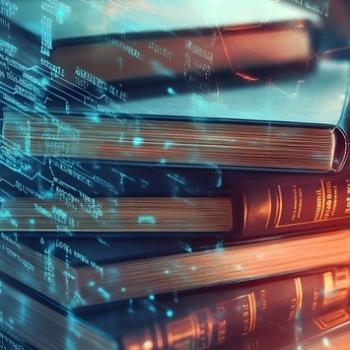 AI Stack of Books